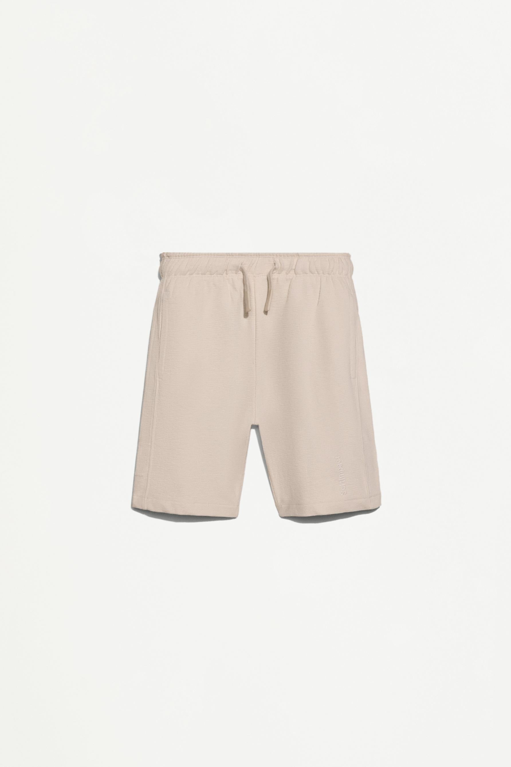 Bias cut Bermuda shorts