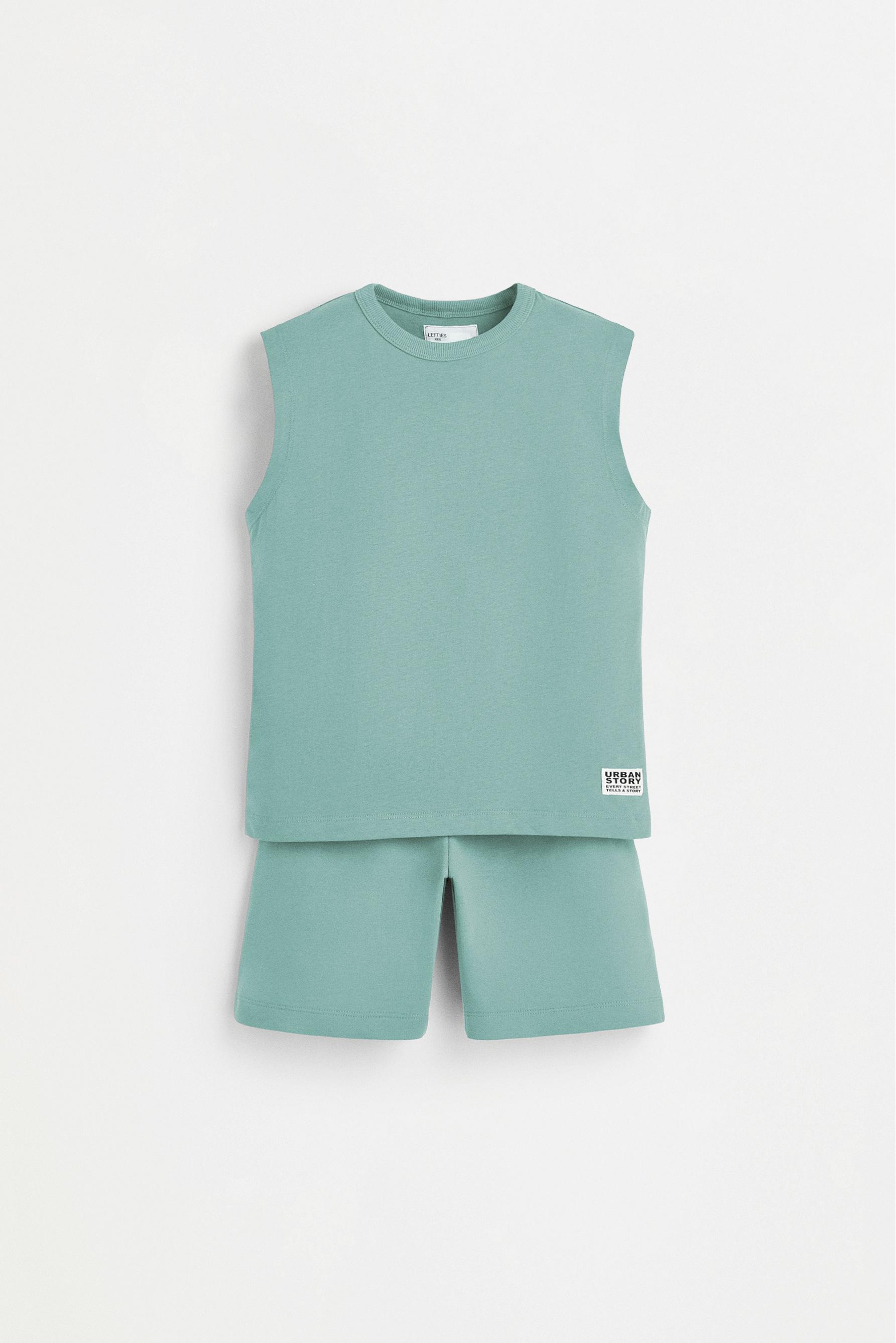 Vest top and jogger Bermuda shorts co-ord
