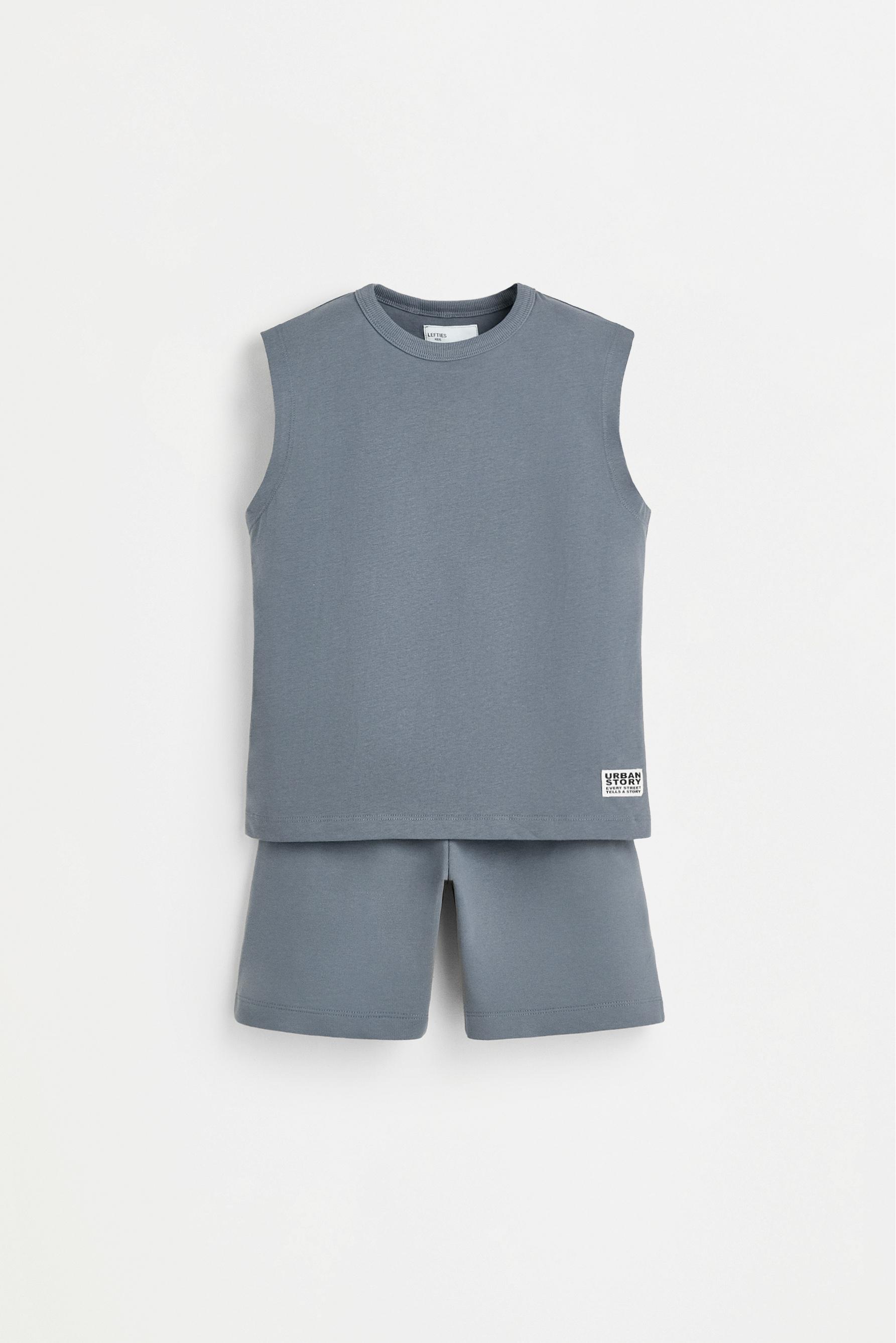 Vest top and jogger Bermuda shorts co-ord