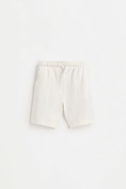Piqué T-shirt and Bermuda shorts set