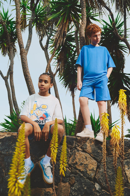 Piqué T-shirt and Bermuda shorts set - DEEP BLUE / 11-12 years