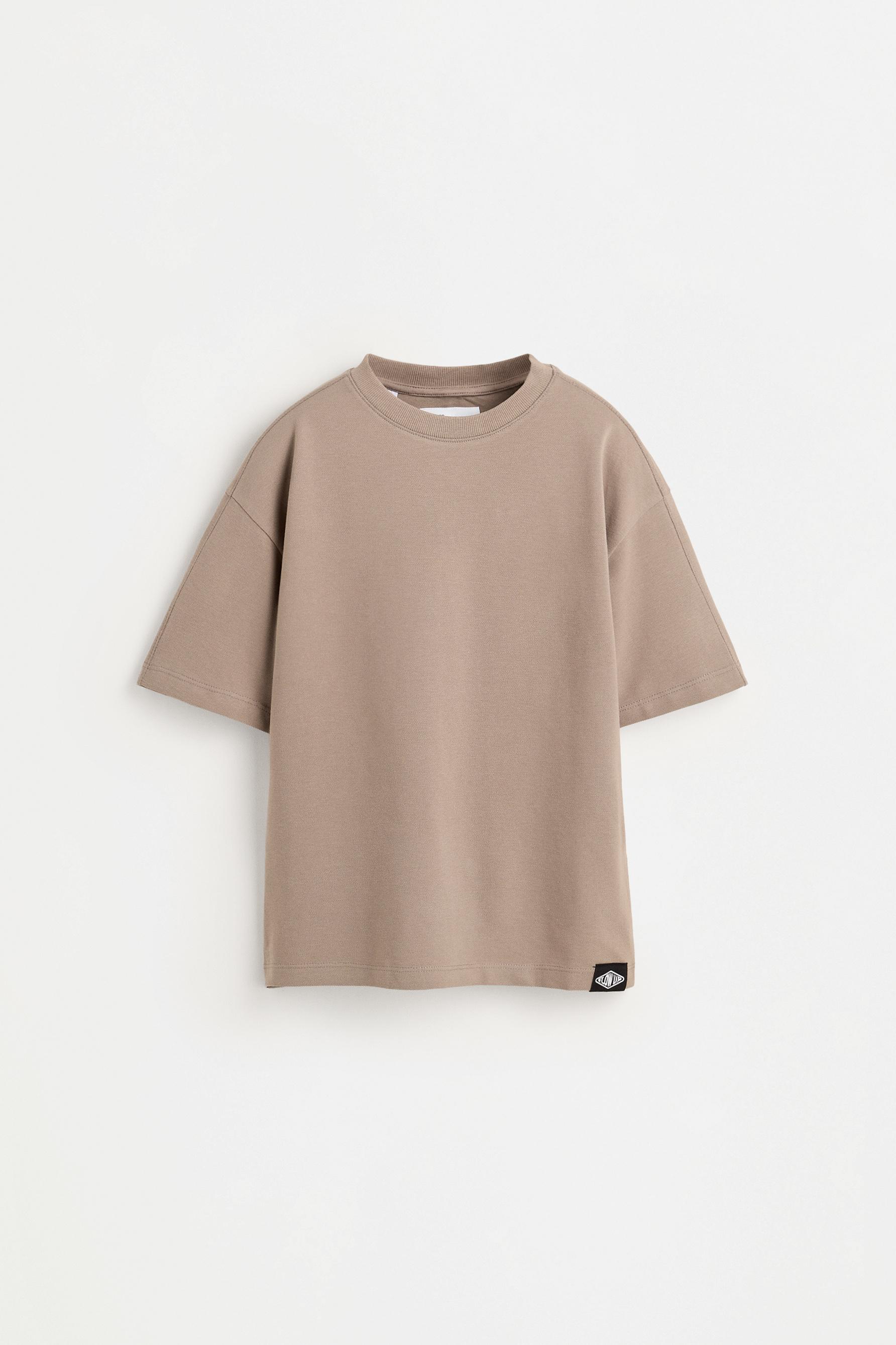 Piqué T-shirt and Bermuda shorts set