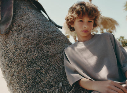 Piqué T-shirt and Bermuda shorts set