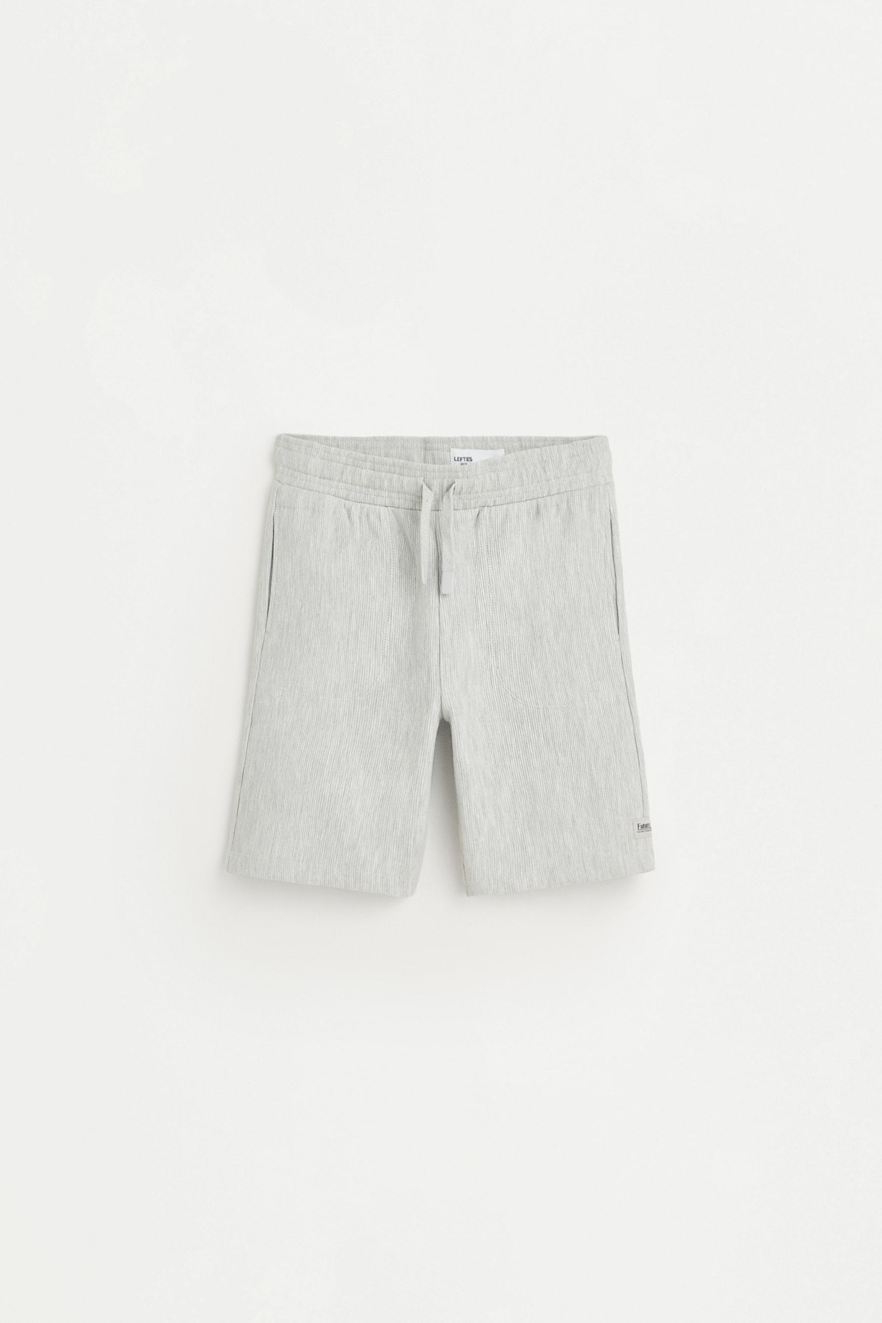 Ottoman Bermuda shorts - GREY MARL / 11-12 years