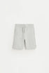 Ottoman Bermuda shorts - GREY MARL / 11-12 years