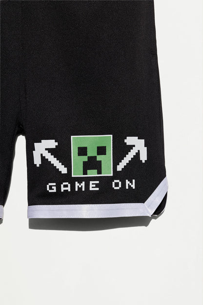 Minecraft sports Bermuda shorts