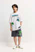 Minecraft jogger Bermuda shorts - ANTHRACITE GREY / 11-12 years
