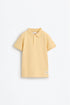 Basic polo shirt - MUSTARD / 11-12 years