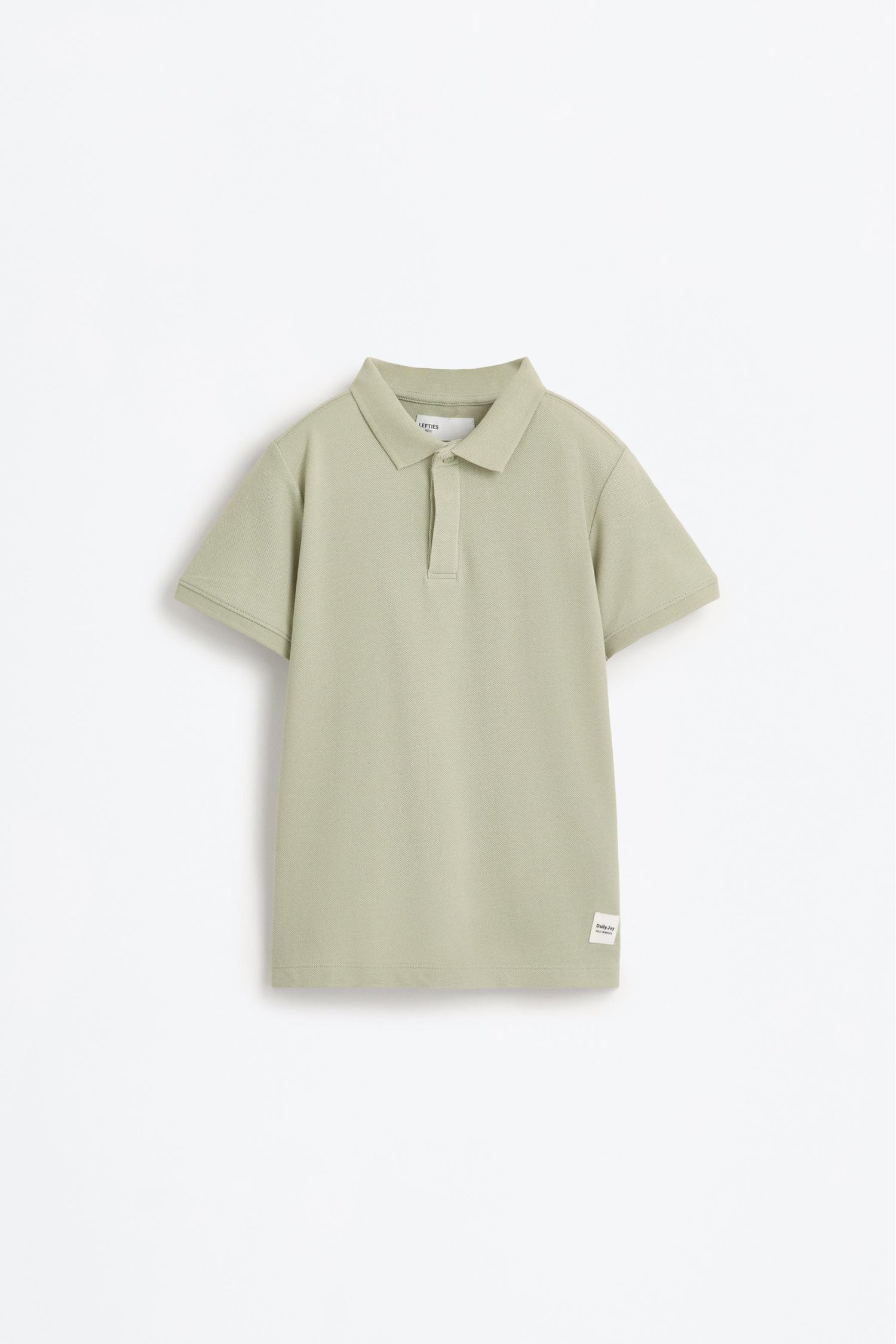 Basic polo shirt - FADED GREEN / 11-12 years