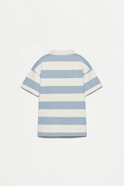 Striped polo shirt