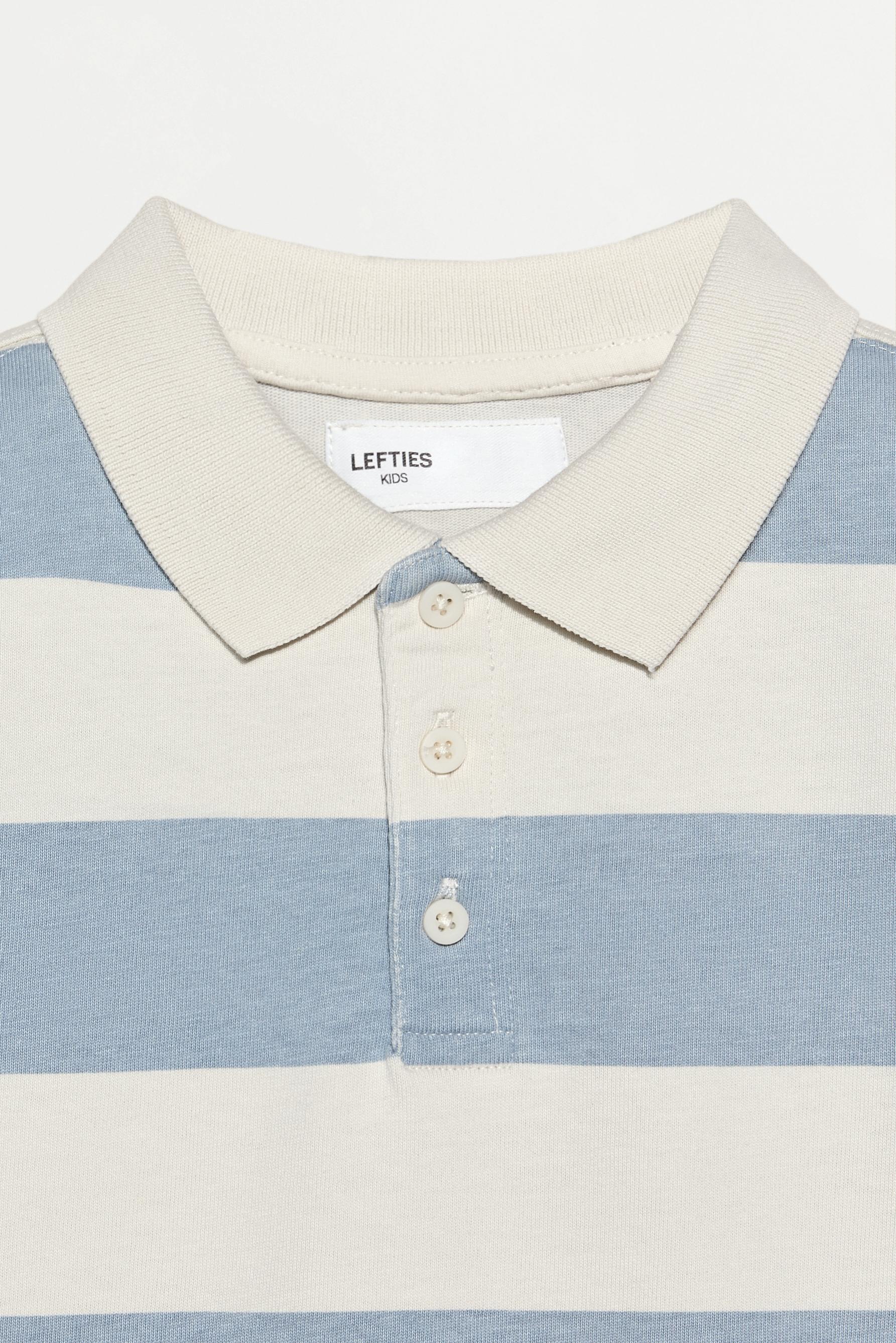 Striped polo shirt