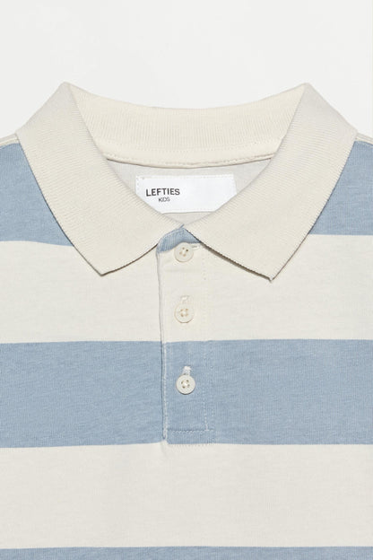 Striped polo shirt