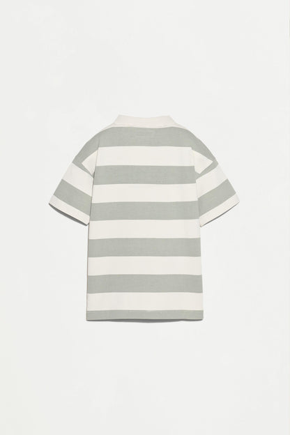 Striped polo shirt