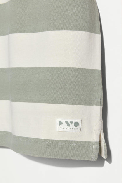 Striped polo shirt
