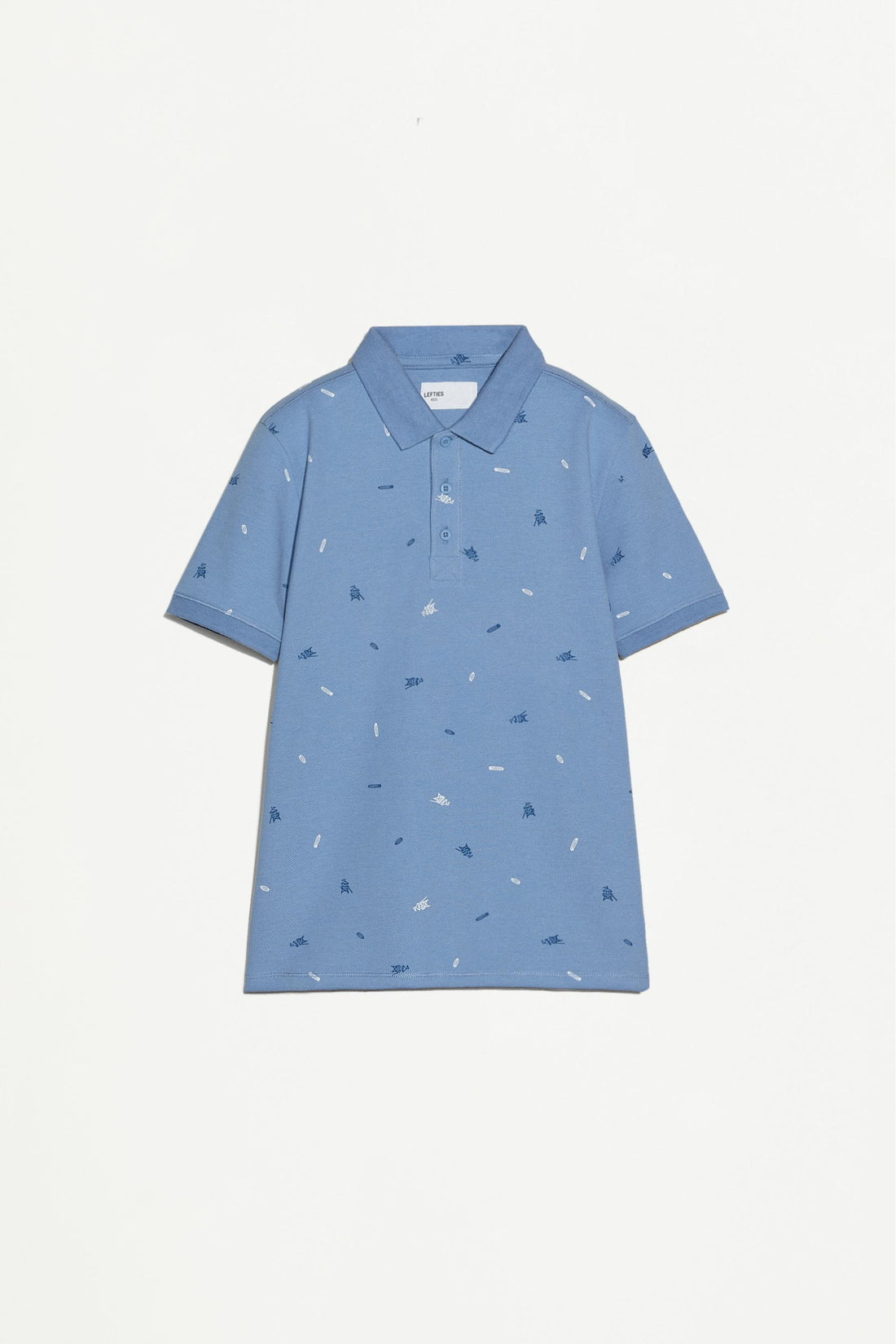 Printed polo shirt