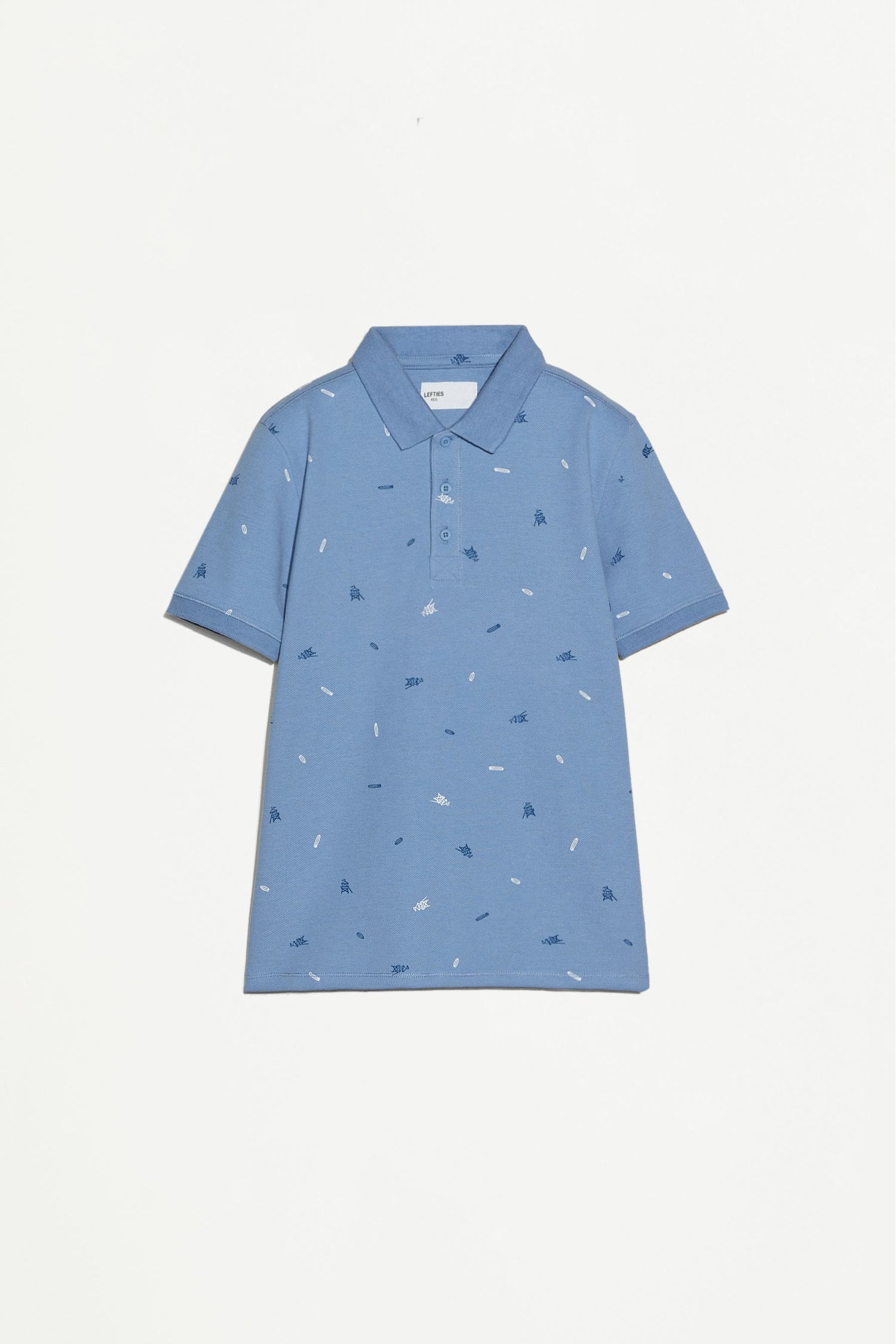 Printed polo shirt
