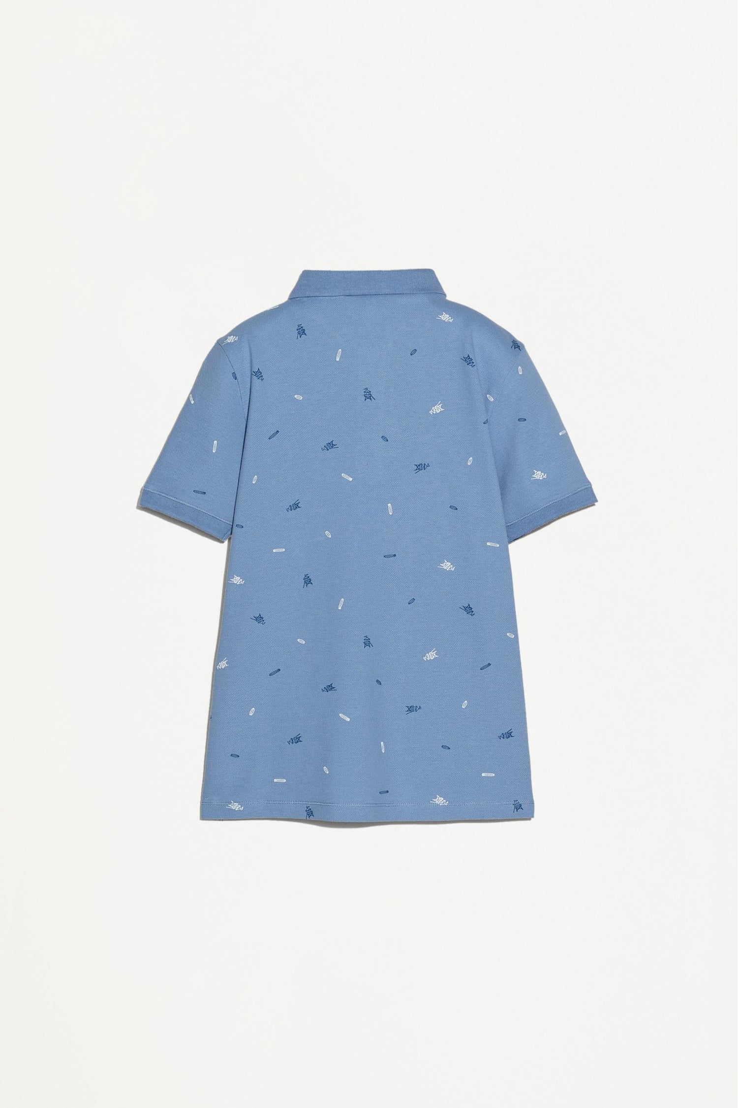 Printed polo shirt
