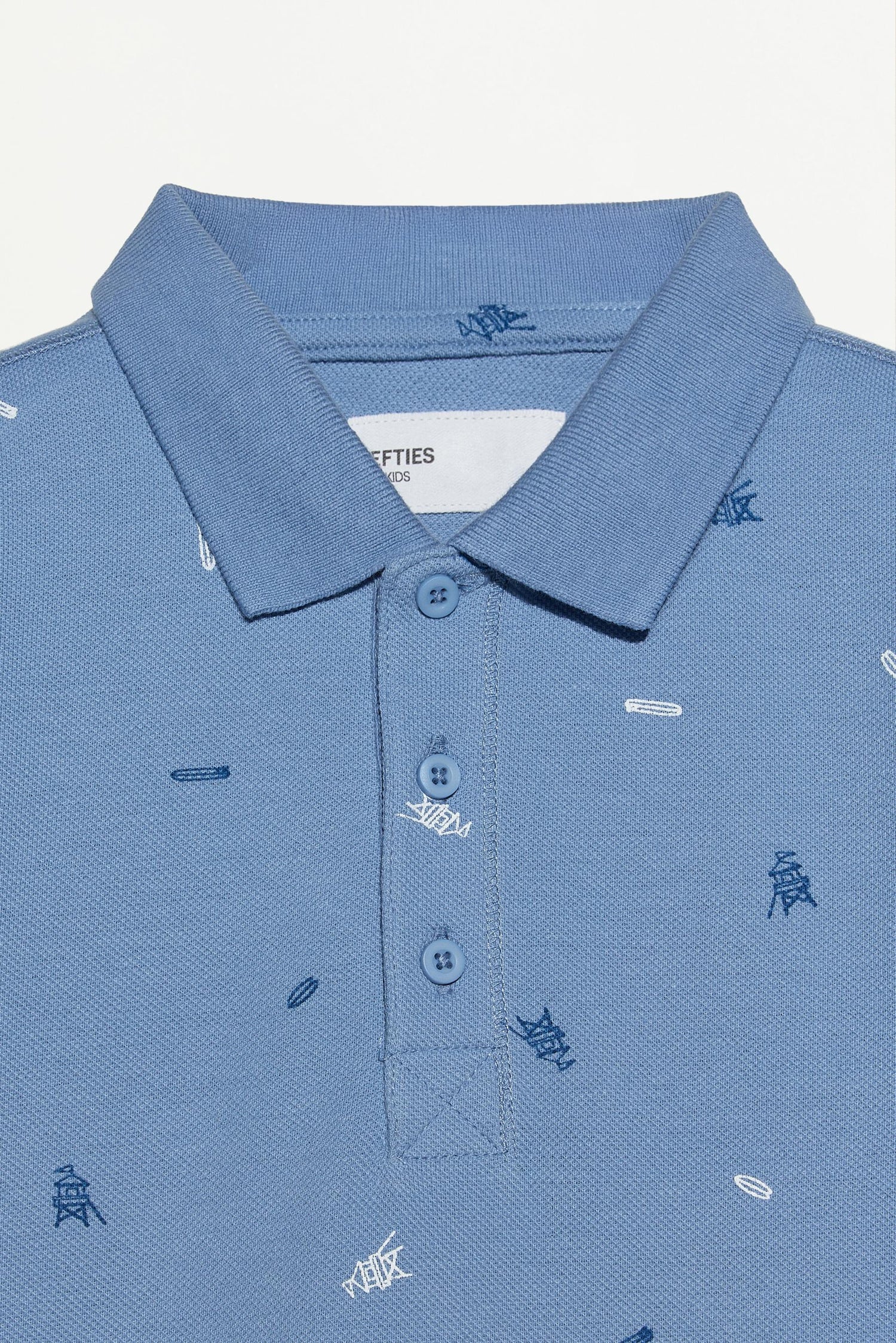 Printed polo shirt