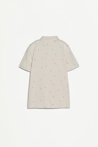 Printed polo shirt
