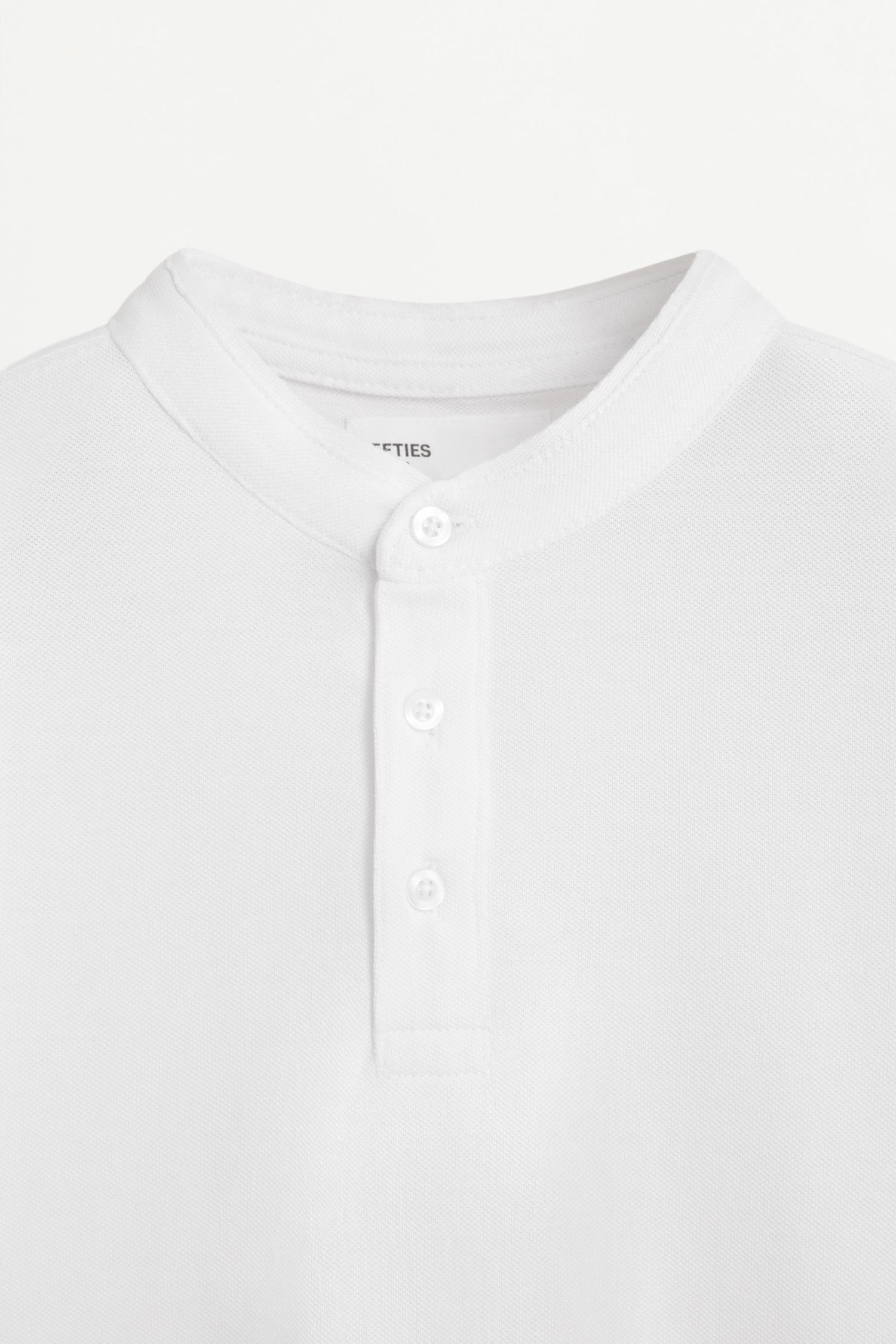 Stand collar polo shirt