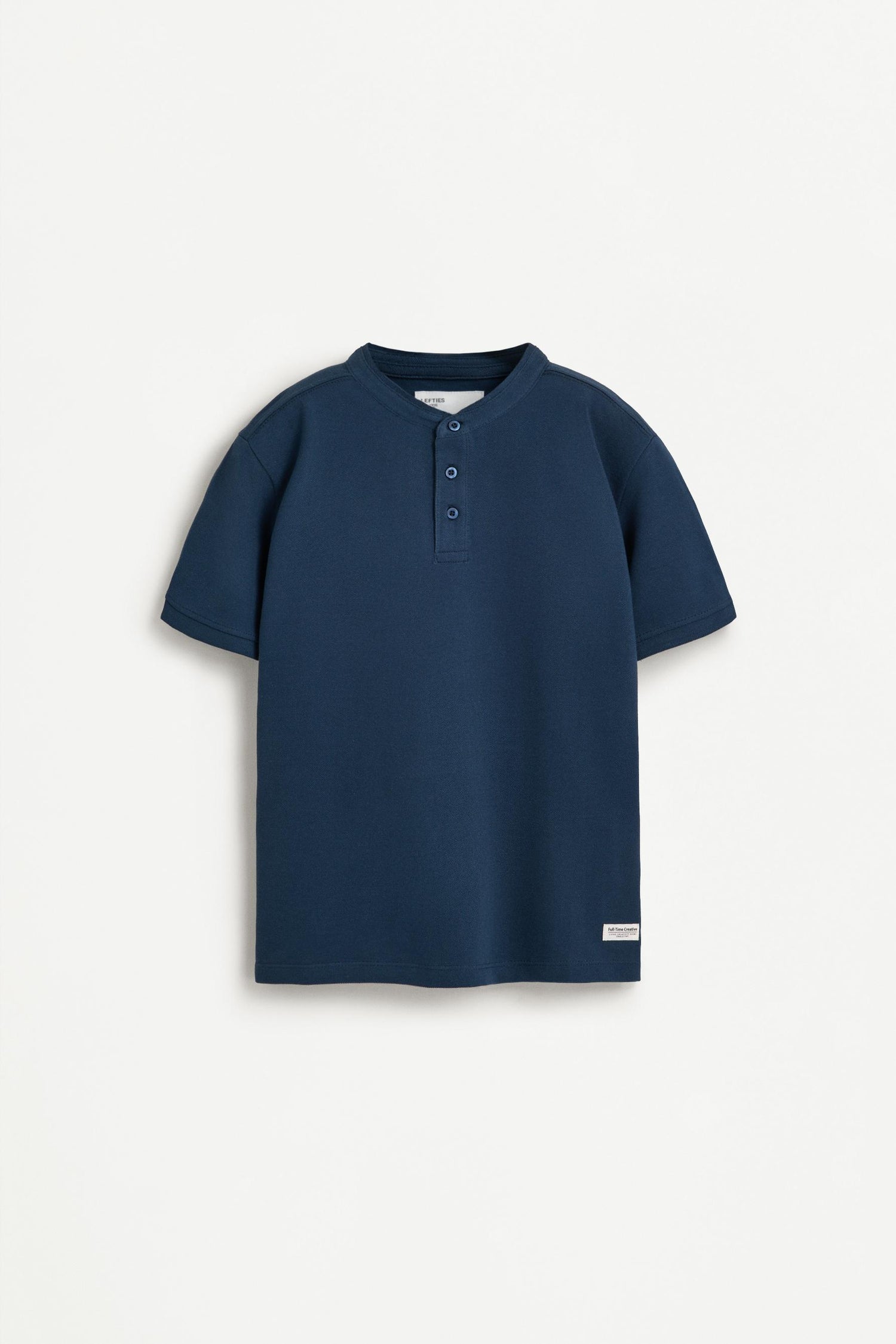 Stand collar polo shirt