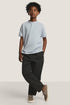 Stand collar polo shirt - PALE SKY BLUE / 11-12 years
