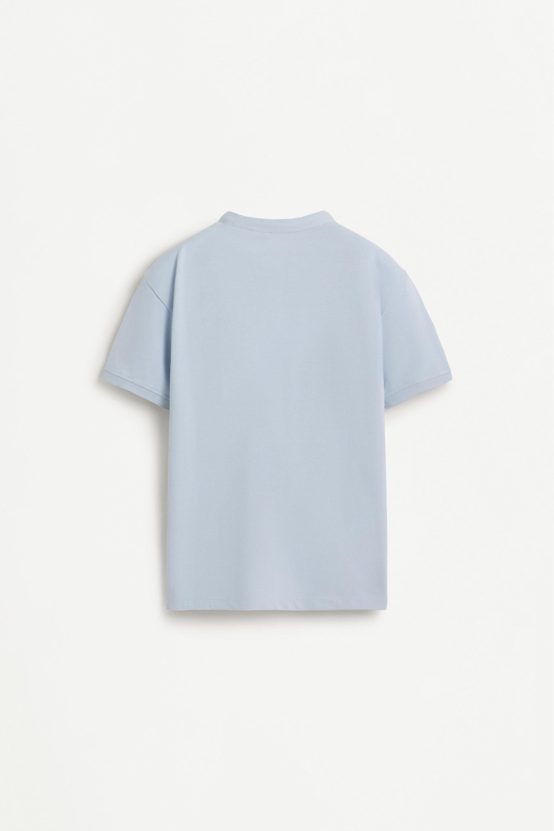 Stand collar polo shirt