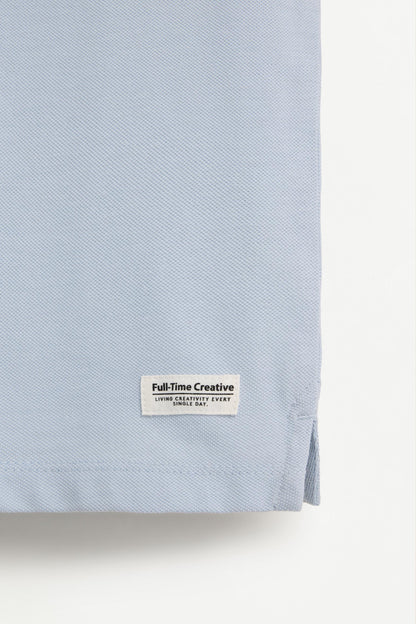 Stand collar polo shirt