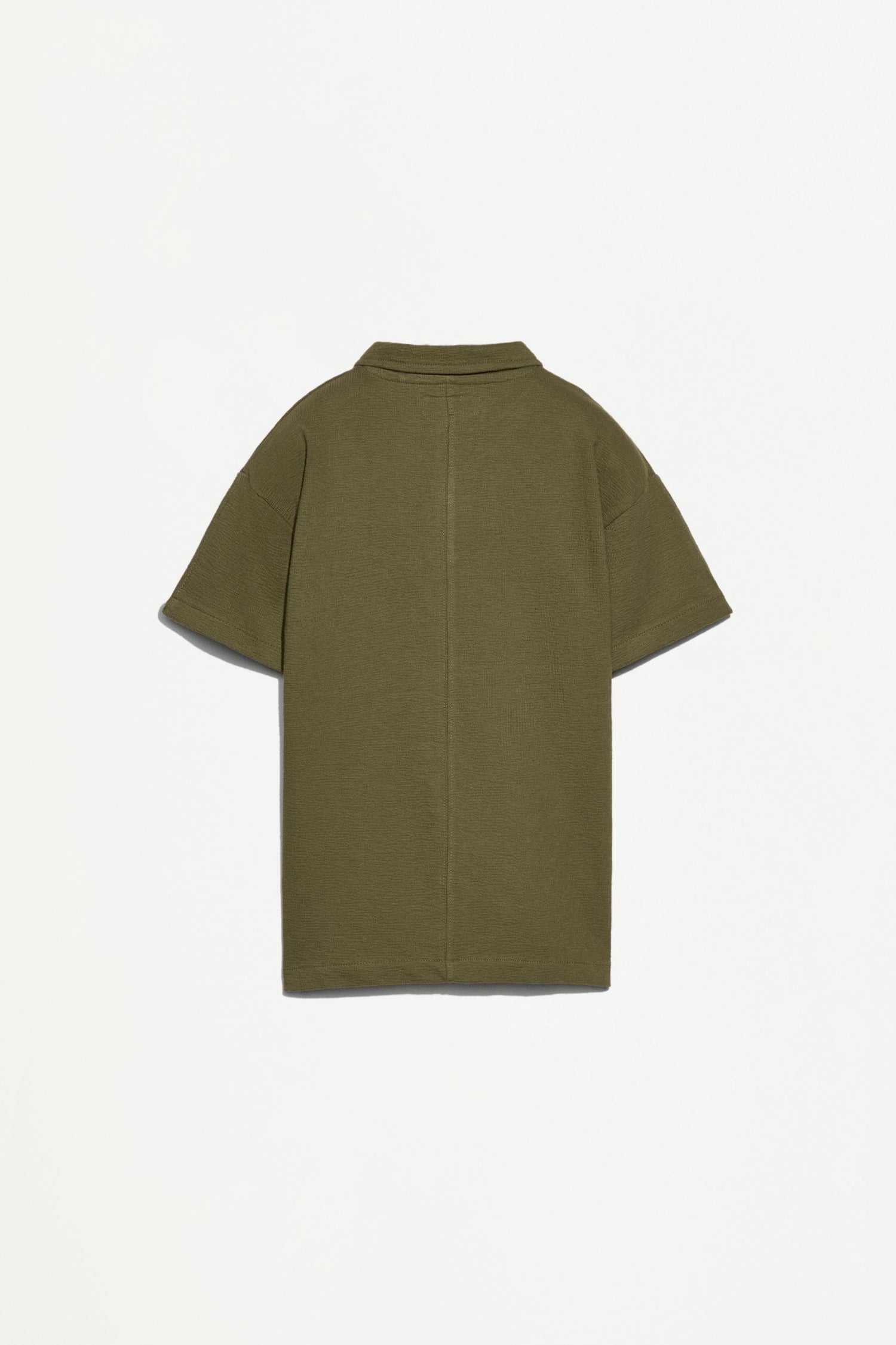 Bias cut polo shirt