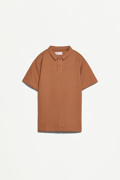 Bias cut polo shirt
