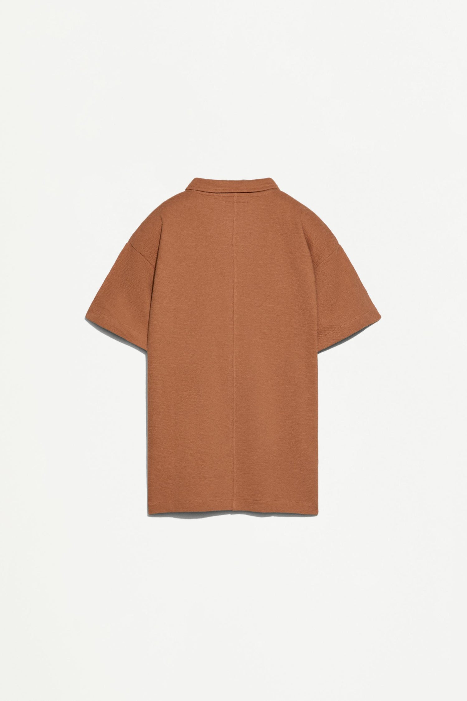 Bias cut polo shirt