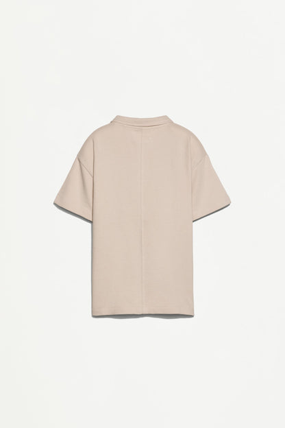 Bias cut polo shirt