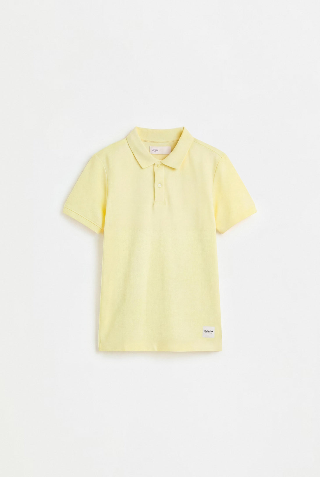 Basic polo shirt - PALE YELLOW / 11-12 years