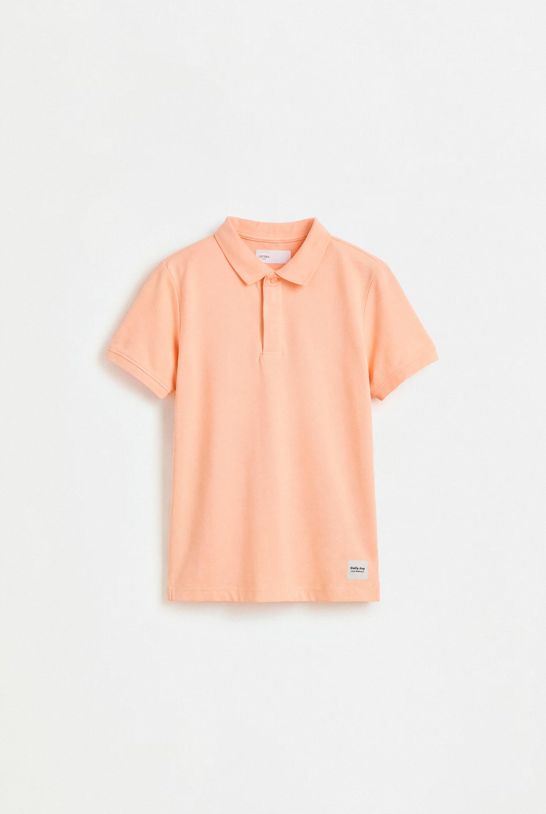 Basic polo shirt - TANGERINE / 11-12 years