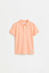 Basic polo shirt - TANGERINE / 11-12 years