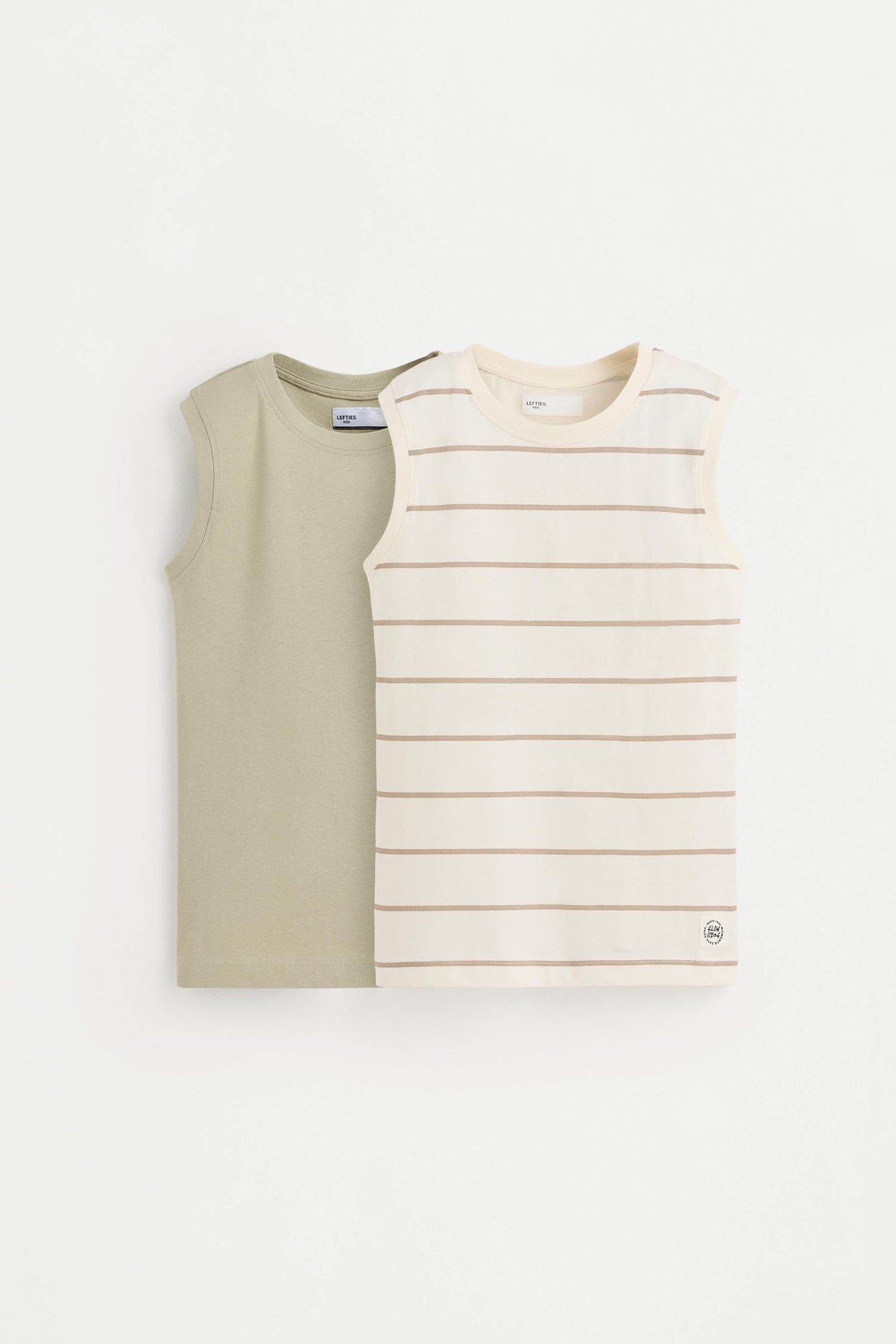 Pack of 2 assorted sleeveless T-shirts