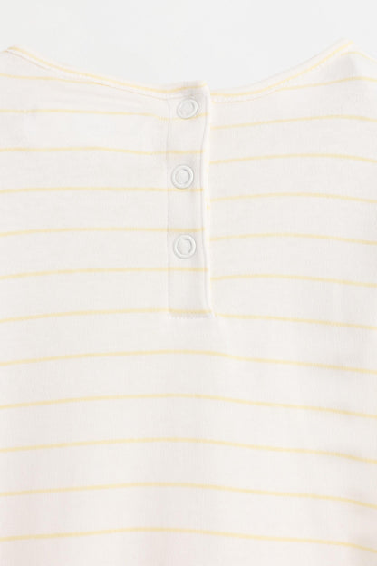 Printed interlock sleepsuit
