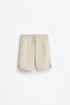 Interlock Bermuda shorts - ECRU / 11-12 years