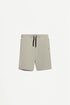 Piqué interlock Bermuda shorts - KHAKI / 11-12 years