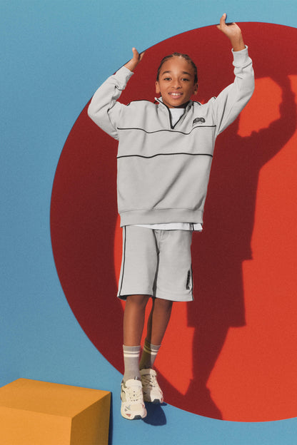 Paris Saint-Germain x Lefties jogger Bermuda shorts - PALE GREY / 11-12 years
