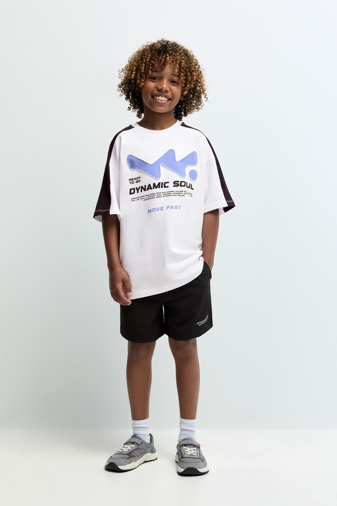 Bermuda sports shorts - BLACK / 11-12 years
