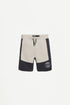 Paris Saint-Germain x Lefties color block jogger Bermuda shorts - PALE GREY / 11-12 years