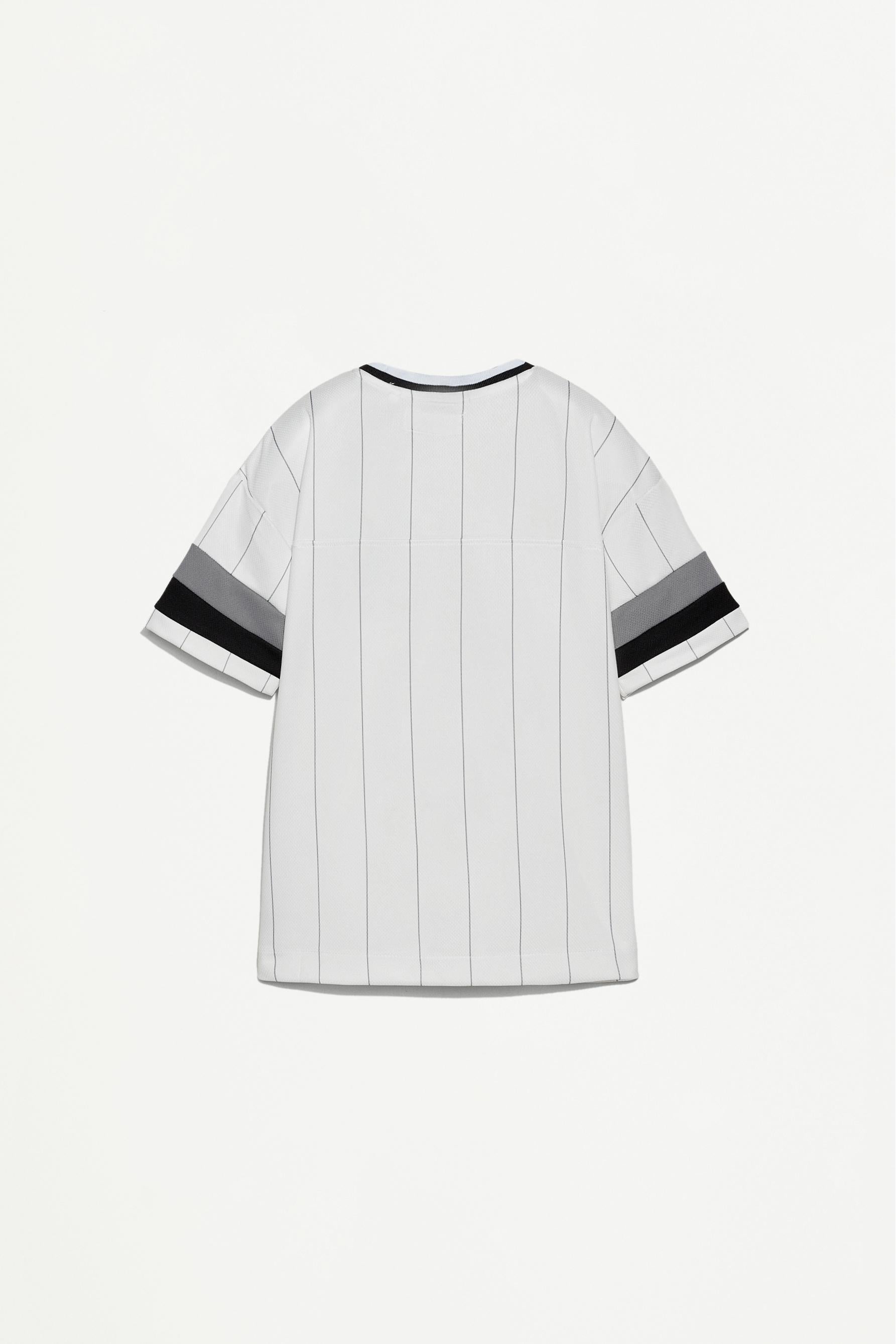 Striped sports T-shirt