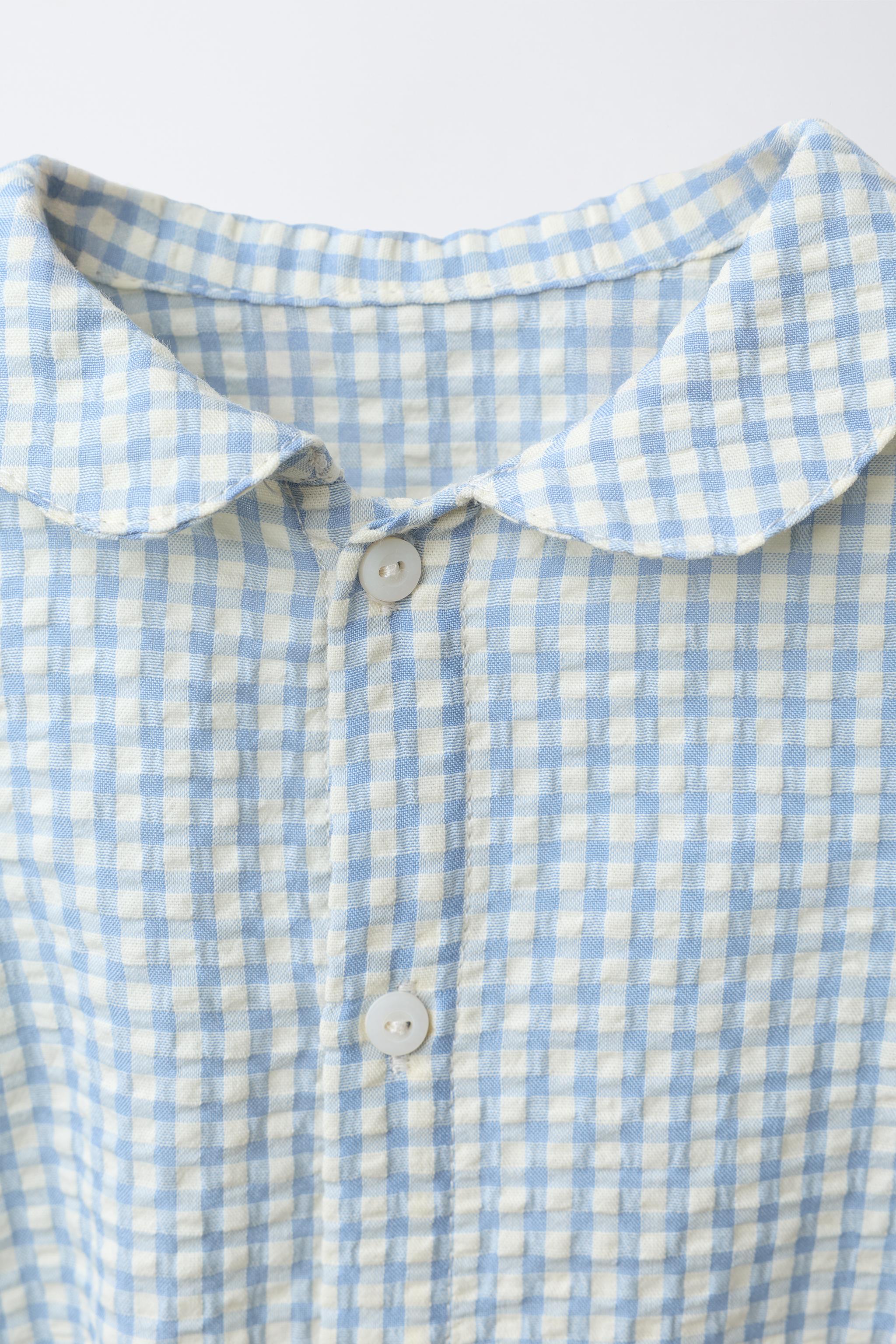 GINGHAM CHECK BODYSUIT