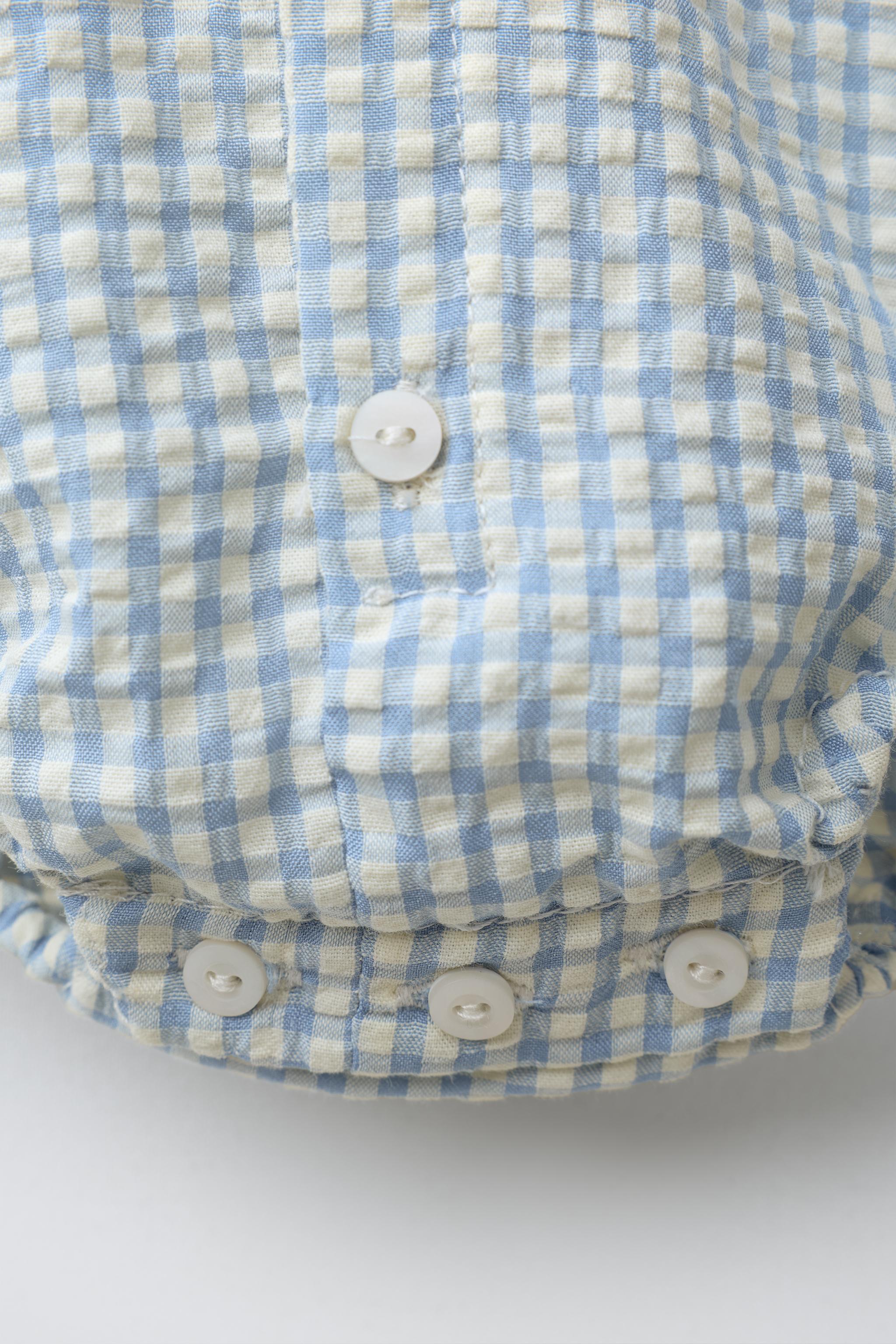 GINGHAM CHECK BODYSUIT