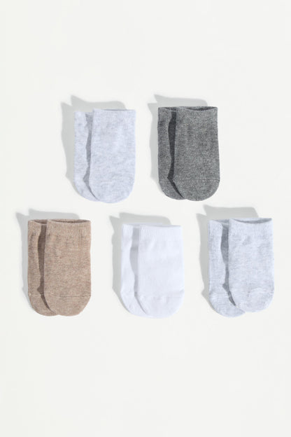 Non-slip short socks (Pack 5)