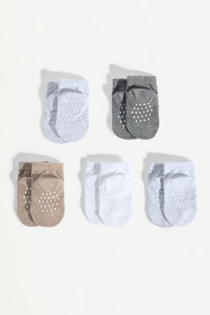Non-slip short socks (Pack 5)