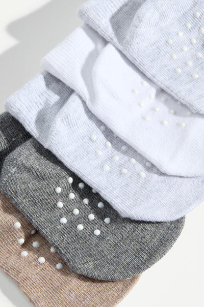 Non-slip short socks (Pack 5)
