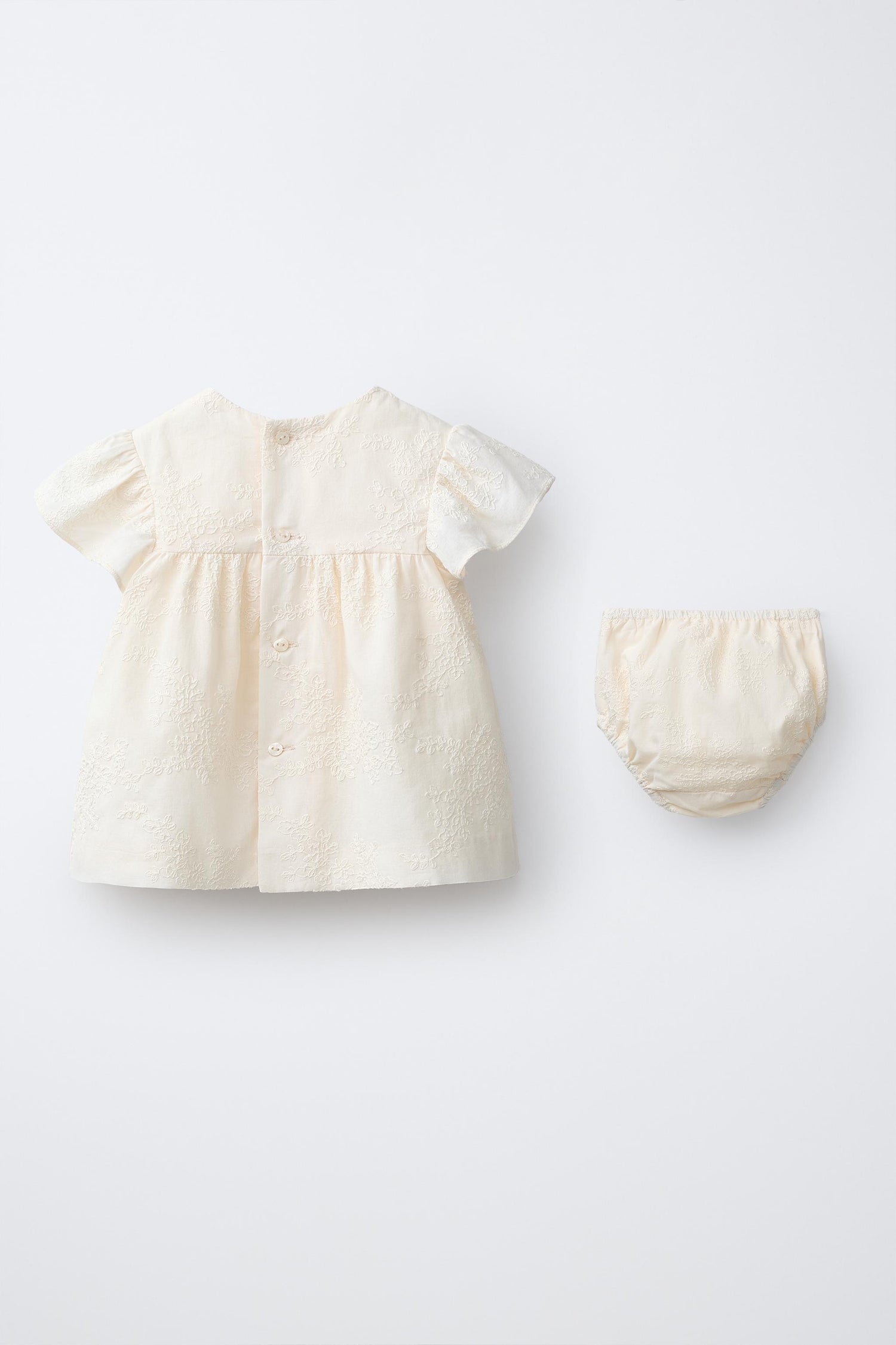 EMBROIDERED DRESS AND KNICKERS