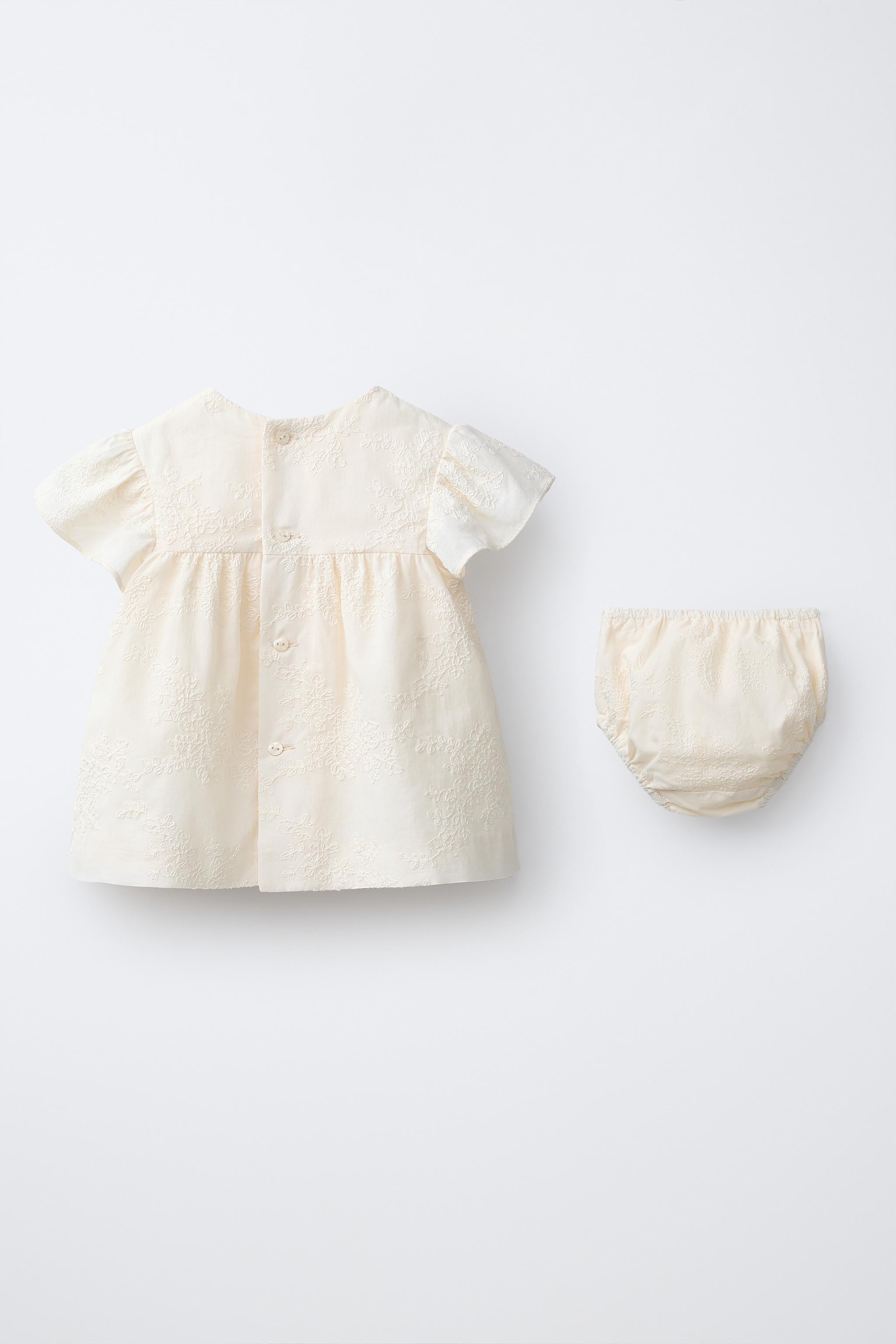EMBROIDERED DRESS AND KNICKERS